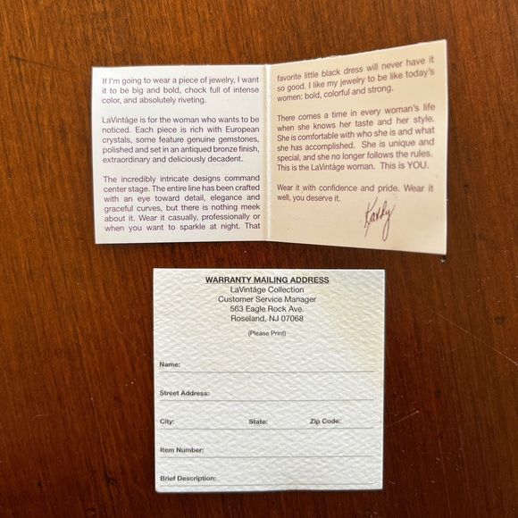 NIB La Vintage Vintage Tigress Asymmetrical Necklace - Picture 6 of 11